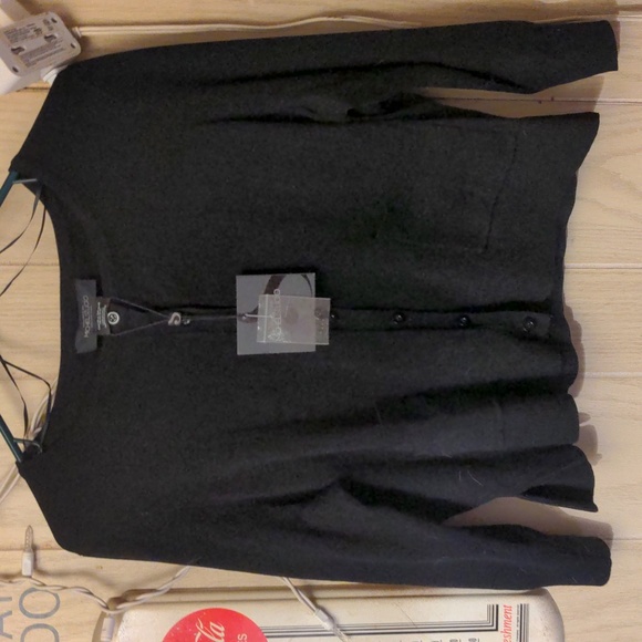 Michel Studio Collection NWT 1X Cardigan Sweater Button Down Long Sleeve Plus 1X - Picture 6 of 11